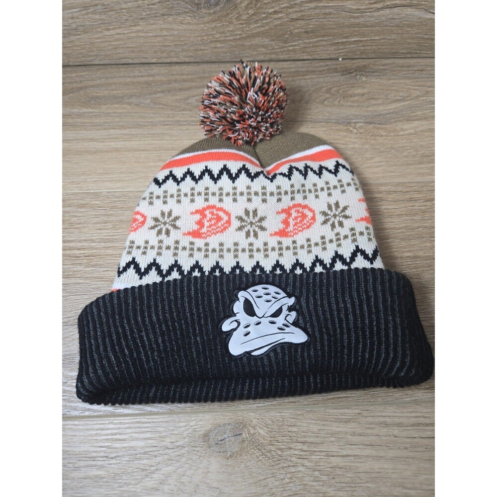 Anaheim Ducks 30th Anniversary Beanie Pom Wild Wing, SGA Chick Fil A